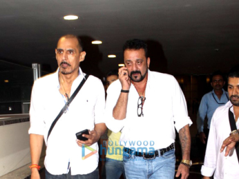 Sanjay Dutt, Shruti Haasan & Ileana DCruz snapped at the airport