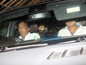 Shahid Kapoor snapped post meeting with Sanjay Leela Bhansali