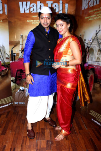 Shreyas Talpade & Manjari Fadnis promote ‘Wah Taj’