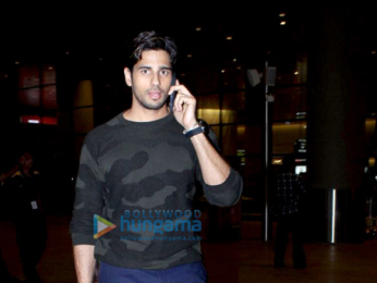 Sidharth Malhotra & Katrina Kaif return from Kolkata after promoting 'Baar Baar Dekho'
