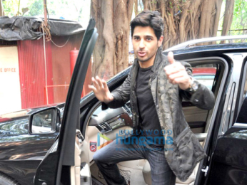 Sidharth Malhotra snapped post an ad shoot