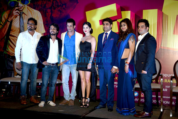 sunny leone sharman joshi unveil a song from fuddu 1