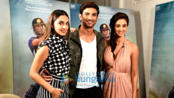 Sushant Singh Rajput, Kiara Advani & Disha Patani snapped promoting ‘M.S. Dhoni – The Untold Story’