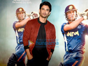 Sushant Singh Rajput and Neeraj Pandey snapped promoting their film 'M.S. Dhoni - The Untold Story'