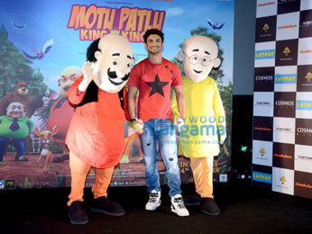 Sushant Singh Rajput launches the trailer of 'Motu Patlu King Of Kings'