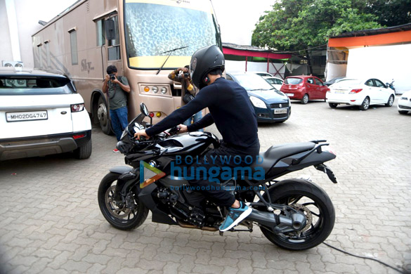 sushant snapped riding a bike 6
