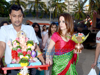 Sussanne Roshan's Ganesha visarjan