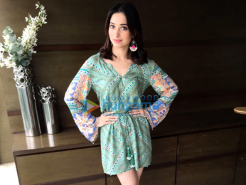 Tamannaah Bhatia snapped promoting her upcoming film 'Tutak Tutak Tutiya'