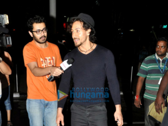 Tiger Shroff returns from Varanasi