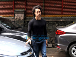 Tiger Shroff snapped entering Excel Entertainment office