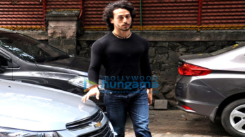 Tiger Shroff snapped entering Excel Entertainment office