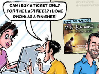 Bollywood Toons: Can M.S. Dhoni finish well at the box office? Bollywood Toons: Can M.S. Dhoni finish well at the box office?