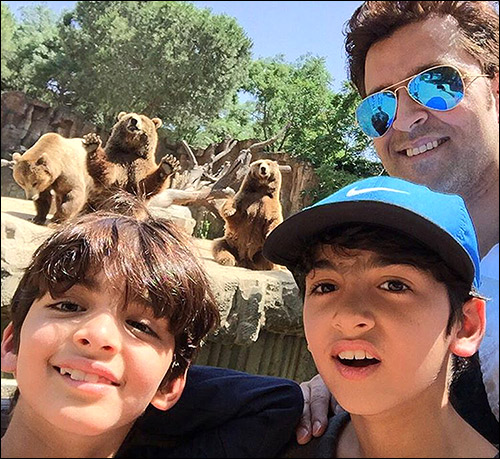 check out hrithik roshan on holiday with his kids in tanzania 2