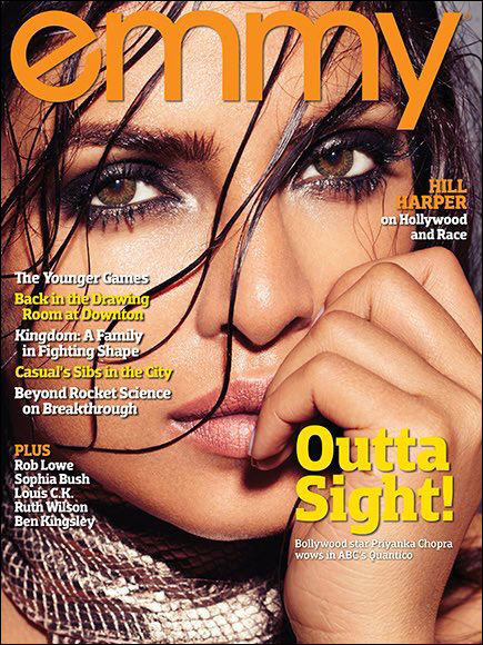 priyanka chopra on the cover of emmy magazine 2