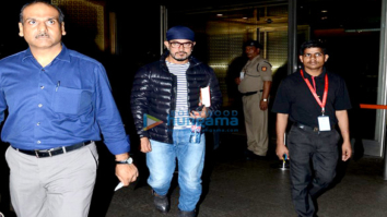 Aamir Khan snapped as he arrives back from USA