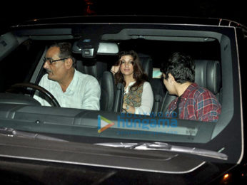 Aarav Kumar & Twinkle Khanna snapped in Bandra