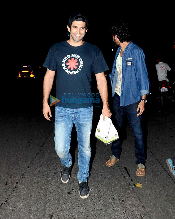 aditya snapped with friends post dinner at monkey bar 2