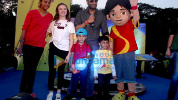 Ajay Devgn and crew of ‘Shivaay’ snapped promoting their film