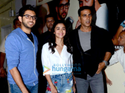 Akshay Kumar & Alia Bhatt grace Women’s Defence Academy felicitation