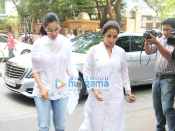 Akshay Kumar, Abhishek Bachchan and others attend the funeral of Shilpa Shetty's father