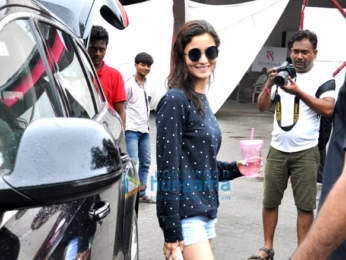 Alia Bhatt & Mahesh Bhatt shoot for Vogue BFF talk show