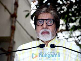 Amitabh Bachchan celebrates his 74th birthday with the media