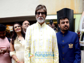 Amitabh Bachchan celebrates his 74th birthday with the media
