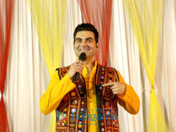 Arbaaz Khan promotes 'Tera Intezaar' at special Navratri celebrations in Gandhidham