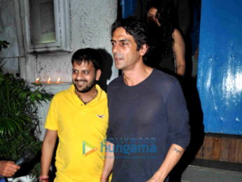 Arjun Rampal snapped post dinner at Olive