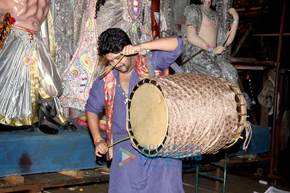 bappi bappa at durga puja celebrations 4