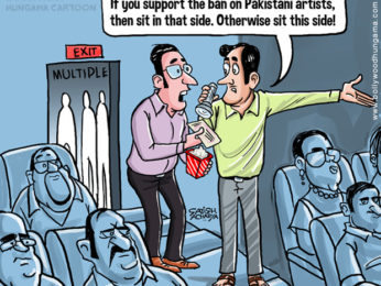 Bollywood Toons: Bollywood is divided over the ban on Pakistani artists
