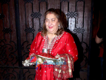 Celebs celebrate Karva Chauth at Anil Kapoor's house in Juhu