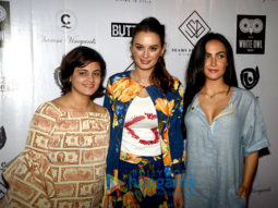 Evelyn Sharma, Elli Avram and Gabriella Demetriades attend a Garage Sale for a social cause