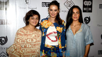Evelyn Sharma, Elli Avram and Gabriella Demetriades attend a Garage Sale for a social cause