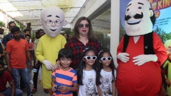 Farah Khan hosts a special screening of ‘Motu Patlu: King of Kings’ for celebrity Kids
