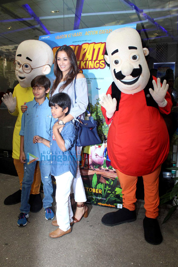farah khan hosts a special screening of motu patlu king of kings for celebrity kids 7