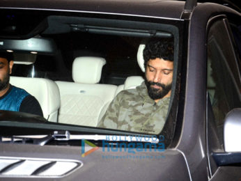 Farhan Akhtar snapped in Bandra after dubbing for Rock On!! 2