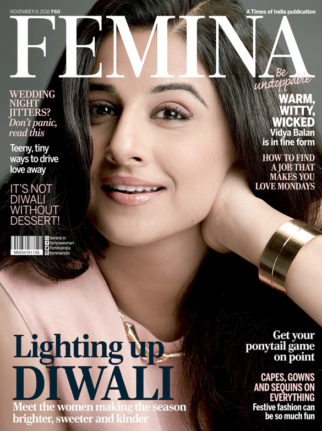 Vidya Balan On The Cover Of Femina