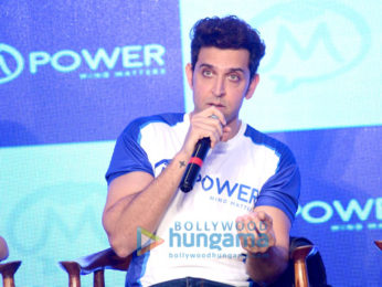 Hrithik Roshan at 'Mpower #EverydayHeroes' campaign launch in Mumbai