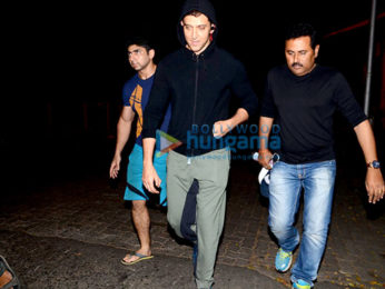 Hrithik Roshan snapped post jogging in Juhu