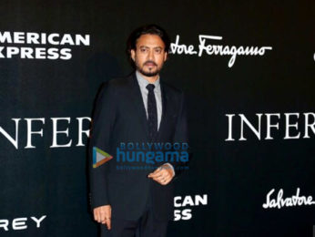 Irrfan Khan attends the world premiere of Inferno