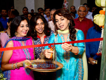Juhi Chawla launches Gopi Vaid's first stand alone store