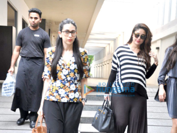 Kareena Kapoor Khan, Karisma Kapoor & Rhea Kapoor snapped post lunch at Hakkasan