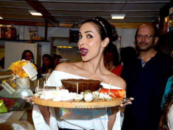 Malaika Arora Khan at the launch of Patisserie La Saluti in Bandra