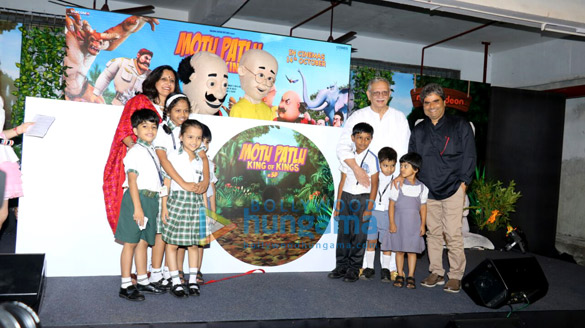 Gulzar & Vishal Bhardwaj at the music launch of 3D animation film ‘Motu Patlu: King of Kings’