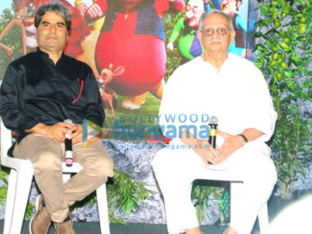 Gulzar & Vishal Bhardwaj at the music launch of 3D animation film 'Motu Patlu: King of Kings'