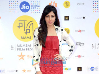 Manoj Bajpayee & Pooja Chopra promote short film 'Ouch' at MAMI 18th Mumbai Film Festival