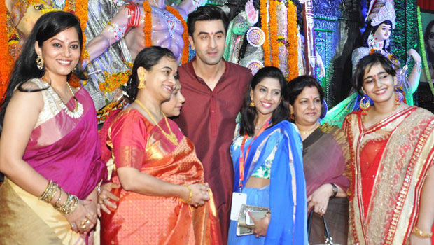 Ranbir Kapoor At Durga Puja Celebrations Ranbir Kapoor At Durga Puja Celebrations