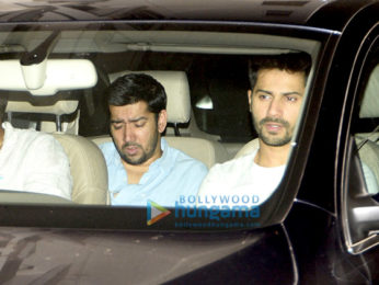 Ranbir Kapoor & Varun Dhawan snapped at Aditya Roy Kapur's party