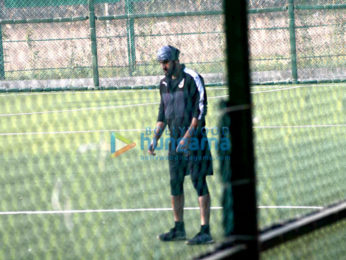 Ranbir Kapoor & Armaan Jain snapped during football practice